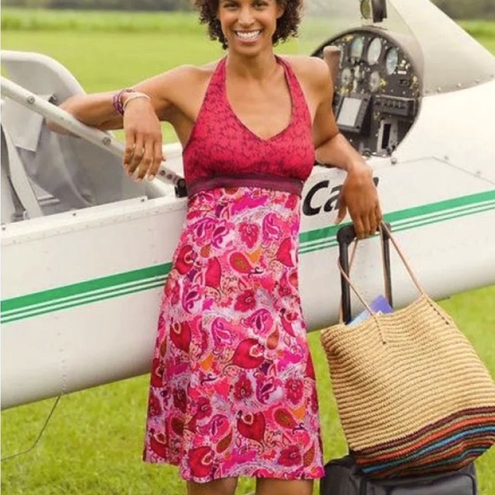 Athleta printed pack everywhere dress size 6
